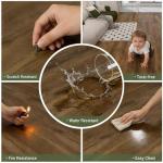 Suntechwood Waterproof Luxury Vinyl Flooring, Butterscotch