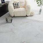Misty Grey Marble Peel and Stick Floor Tiles 12-Pack