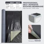 50 Mil EPDM Rubber Waterproof Membrane for Roofing