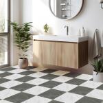 AKOLAFE 40 Sheet Peel and Stick Vinyl Floor Tiles