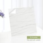 White Marble Peel and Stick Vinyl Floor Tiles