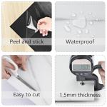 Wallercity White Marble Peel and Stick Vinyl Tiles