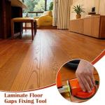 Laminate Floor Gap Fixing Tool and Tapping Block