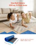 VEVOR Heavy Duty Floor Underlayment with Vapor Barrier