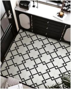 Peel and Stick Vinyl Floor Tiles - 20 PCS