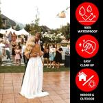 Oak Interlocking Lightweight Dance Floor Kit, 21 Pieces