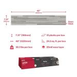 Lucida Luxury Vinyl Interlocking Flooring - 10 Planks