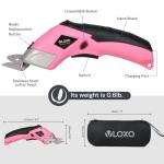 Cordless Electric Scissors with 2 Blades - Pink