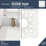 Gray Peel & Stick Floor Tiles by FloorPops