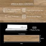 Allure 9" Luxury Vinyl Plank Flooring - Gingermisu Maple