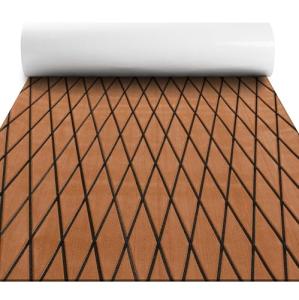 EVA Foam Marine Mat Boat Flooring - 94"x16" Brown