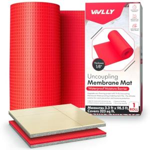 Waterproof Uncoupling Membrane for Tile and Stone