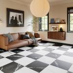 30-Pack Peel and Stick Vinyl Floor Tiles