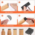 Felt Furniture Pads - 300 Count Floor Protectors