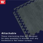 Farmhouse Style Wood Grain Foam Floor Tiles