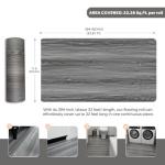 Grey Wood Grain Peel and Stick Floor Tiles
