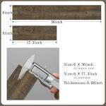 Waterproof Peel and Stick Wood Plank Flooring Tiles
