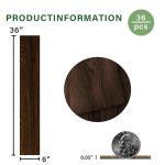 Peel and Stick Vinyl Floor Tiles - 36 Pack