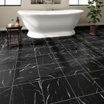 20-Pack Black Vein Marble Peel and Stick Tiles
