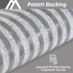 Indoor Non-Slip Stair Tread Mat, 28x9 cm, Gray