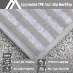 Indoor Non-Slip Stair Tread Mat, 28x9 cm, Gray