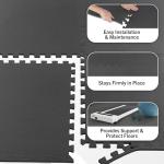 12-Pack EVA Foam Mat Tiles - 48 SQ FT