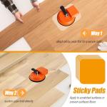 Floor Gap Fixer Tool with Vacuum and Sticky Pads