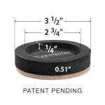 Felt Furniture Sliders for Easy Moving - 8 PCS