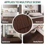 Peel and Stick Vinyl Floor Tiles - 12-Pack