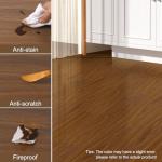 Deep Brown Peel and Stick Vinyl Floor Tiles 36-Pack