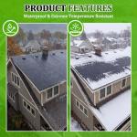 Self-Adhesive EPDM Rubber Roofing Membrane, 39” x 10’