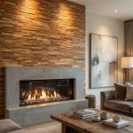 EZ-Wall 3D Teak Wood Mosaic Tile Set of 10