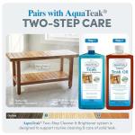 AquaTeak 36" Spa Teak Shower Bench with Care Kit