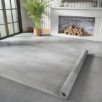 Oxdigi Waterproof Grey Oak Vinyl Flooring Roll