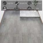 Oxdigi Waterproof Grey Oak Vinyl Flooring Roll