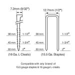 NuMax 2-in-1 Pneumatic Flooring Nailer and Stapler