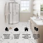 Lucida USA Luxury Vinyl Floor Tiles - 16 Sq. Ft