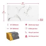 Lucida USA Luxury Vinyl Floor Tiles - 16 Sq. Ft