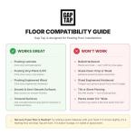 Gap Tap Floor Gap Fixing Tool with Suction Cup