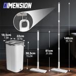 iRobot Braava Authentic Replacement Parts - Braava Jet 200 Series Wet Mopping Pads for Hardwood,Floors,Tile,Stone 10 Count (Pack of 1),Blue,White