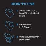 Clark's Cutting Board Care Kit with Coconut Oil