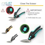 C.JET TOOL 10" Heavy Duty Multipurpose Scissors