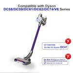 Hardwood Floor Vacuum Attachments with Headlights for Dyson