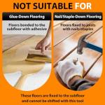 Floor Gap Fixer Tool with Suction Cup & Pads