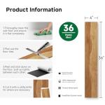 Light Maple Vinyl Laminate Flooring Planks - 36 Pieces