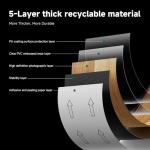 Light Maple Vinyl Laminate Flooring Planks - 36 Pieces