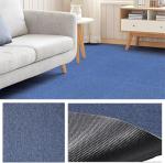 Heavy Duty Blue Peel and Stick Carpet Tiles
