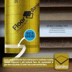 Premium Floor Underlayment with Moisture Barrier – 200 sq ft Roll, 3mm Thick – Quiets Foot Traffic Noise, Under Floor Insulation for Hardwood, Laminate, and Vinyl Plank Flooring, Gold