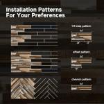 GreenFullHouse Waterproof Vinyl Laminate Planks - Multi-Colour