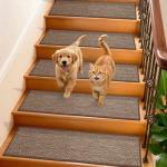 Linen Non-Slip Stair Treads for Wooden Steps